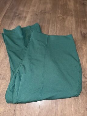Women’s Forest Green Stretch Casual Pants 3X